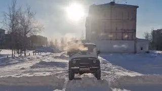 Заводим УАЗ в минус 50&deg;С.
