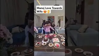 Manchu Manoj Surprise to wife 😍👌 #shorts #telugu #telugushorts #ytshortsindia #yt