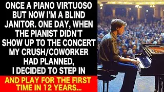 When a blind janitor revealed his true identity in front of his crush... | revenge reddit