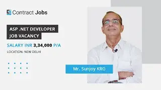 ASP .NET DEVELOPER JOB VACANCY IN NEW DELHI - JOBS IN INDIA