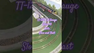 Class 43 Hst's 'Fast and slow' #ooguage #modelrailway #shorts