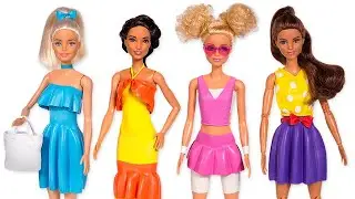 🎈✨Make Glam Doll Outfits with Balloons! Easy DIY No-Sew Styles💃