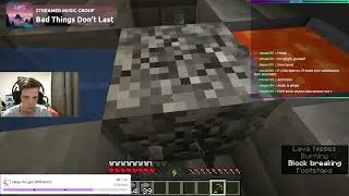Building graves in Minecraft and hanging out with a friend VOD