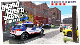 🚔 LSPDFR | DÍA 597 | **NUEVO** COCHE DE LOS MOSSOS - FIESTA ILEGAL