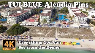 TUI BLUE Alcudia Pins Mallorca, Playa de Muro, Alcudia from Drone in 4K Majorca