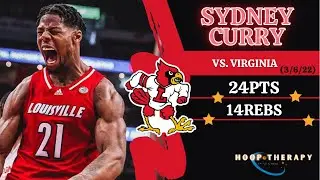 Sydney Curry highlights vs Virginia(3/6/22) 24pts & 14rebs