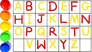 A for apple  ||  ABCRhymes for LKG Ukg  || abc rhymes ||  ABC  learning Video || ab || ABCD Writing