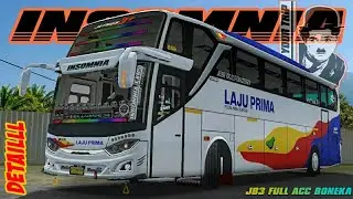 Mod Bussid Terbaru JB3 Update full boneka & Strobo || LAJU PRIMA 