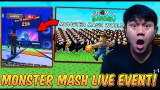 BAHAS LIVE EVENT MONSTER MASH DI UPDATE TERBARU GROW A GARDEN ROBLOX