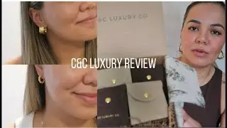 AFFORDABLE Luxury Jewelry! A C&C Luxury Co Review. New Earrings!