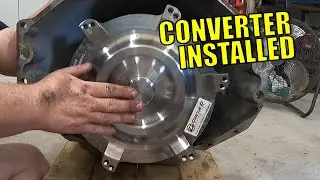 Circle D Converter Installed in my 4l80E + Pro-Stick shifter 4 Speed Plate swap - DRIVETRAIN IS IN!