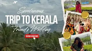 Kerala Wedding | Friends Wedding | One day Trip | Telugu Vlog 🌴🌼