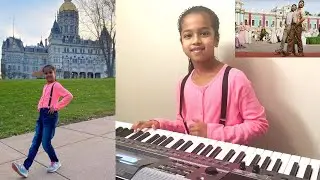 Naatu Naatu | Naattu Koothu | Naacho Naacho | RRR | Piano Cover | Dance cover 😀 | Riya Rhythms
