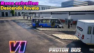 MICRO-ÔNIBUS NO LIMITE DESCENDO O MORRO 😨 | Proton Bus Simulator