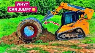 DUMP TRUCK Tire JUMP! | Mark Freeman #408