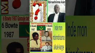 Les Martyrs de la Mauritanie Sahodinɓe Dowla Moritani