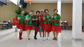 Yenny Line Dance The Italian Donkey, Merry X'mas 2025 🙏😍💃