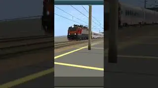 эп20-020 с фирменным поездом 