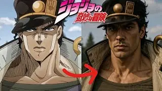 Anime JoJo's Bizarre Adventure Characters in Real Life | (Al Generatio)