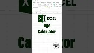 Age calculator in Excel| #exceltips #shortcut #accounting #education #computer #calculator