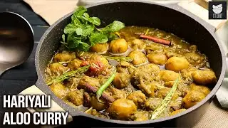 Hariyali Aloo Curry Recipe | Healthy Veg Indian Curry Recipe at home | Chef Varun