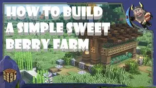 Minecraft | Как построить простую ферму сладких ягод | Обучающее видео