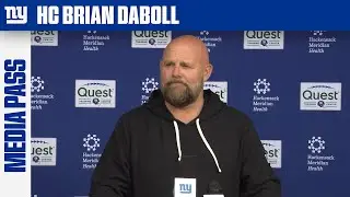 Coach Daboll Previews Week 10 vs. Bears | New York Giants