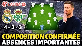 🚨 ALERTE ROUGE AU REAL MADRID ! COMPOSITION OFFICIELLE CONTRE LE REAL BETIS AVEC DES ABSENCES !