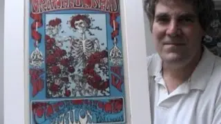 Grateful Dead Concert Poster 1966 Skeleton & Roses FD-26