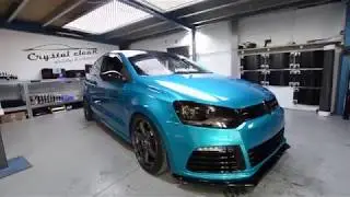 VW Polo GTI Wrapped In Gloss Atomic Teal