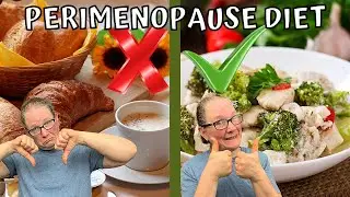 Diet can affect perimenopause symptoms! Most beneficial diet in middle age. Perimenopause diet.