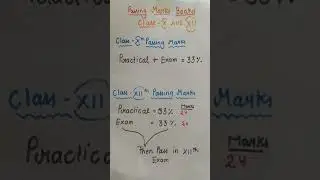 Class 10th and 12th Passing marks in board 2023 #class_10th_and_12th_passing_percentage%_in_board