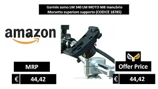 Garmin zumo LM 340 LM MOTO M8 manubrio Morsetto superiore supporto (CODICE 18785)