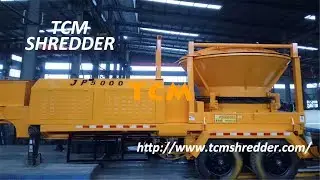 Large Scale Wood Root Crusher