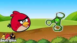ANGRY BIRDS gameplay with figet