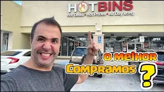 Fui na Hot Bins 🔥 de Miami, loja de devoluções da Amazon onde você paga muito barato!!!