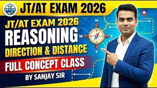 Direction & Distance Reasoning 🔥 Full Concept Class | JT/AT/SSB TGT Exam 2026 | SR LIVE