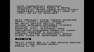 Zahada Tajemneho Domu 1991K SoftCZk file atr ATARI 8BIT XL XE 400 600 800