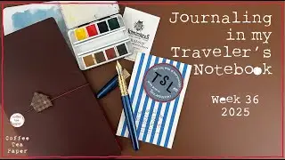 Traveler's Notebook | Wk 36 2025 | Let's get the paints out! 🖌️