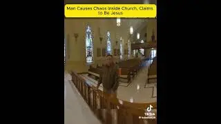 Man Causes Chaos In A Church Claiming To Be Jesus 