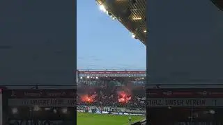 Pyrotechnik von Gladbacher Fans #unionberlin  #union  #gladbach  #bundesliga