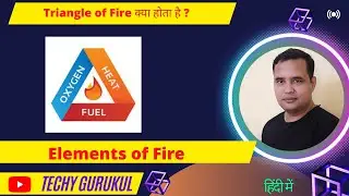 Triangle of Fire in hindi, Fire Triangle & it's Elements #firefighting