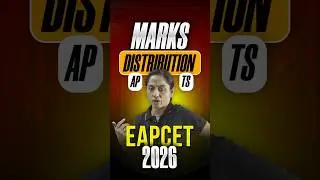 EAPCET 2026 Lo Marks Weightage Gurinchi Clarity Undha? 😱 #vedantutelugu