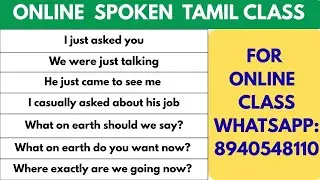 Want to Speak like a native Tamil speaker | Learn Tamil Through English #spokentamilinenglish #tamil