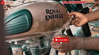 Bullet full bike ppf fancy auto sticker akbarpur up45 #automobile #virlvideo #trending#ppfprotection