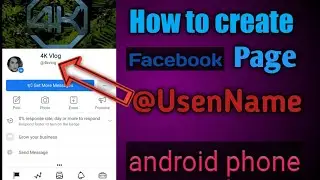 #technicalmidim How to create @username on facebook page