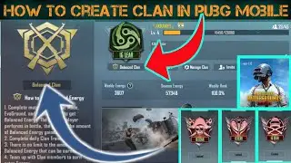 How To Create Clan in Pubg Mobile||free room and outfit||create your own Clan Pubgmobile,🔥🔥🔥🔥