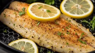 Healthy Baked Fish in Air Fryer | No Oil, Ready in Minutes | Easy Dinner Recipe