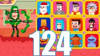 Bowmasters - Gameplay 124 | Tournament - Robin The Quickshooter Vs 12 Others