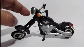 How to make clay Motorbike - Mini homemade Motorcycle